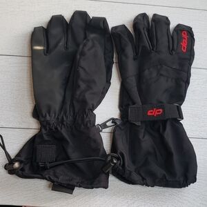 Drop XL no lined adult snow gloves
